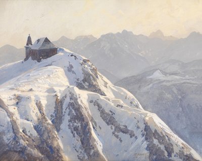 Church at Dobratsch by Georg Janny